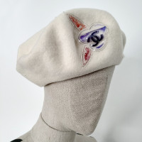 Chanel Hat/Cap Wool in Cream
