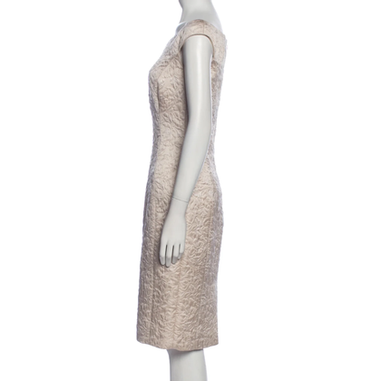 Christian Dior Kleid aus Wolle in Beige