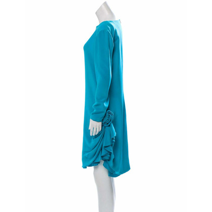 Dior Vestito in Seta in Blu