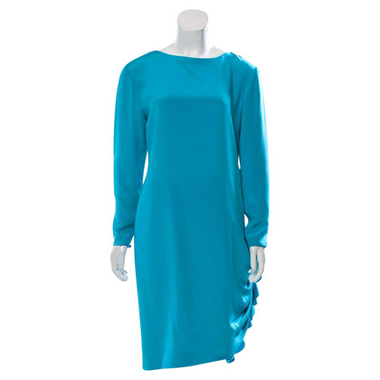 Dior Robe en Soie en Bleu