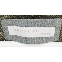 Fabiana Filippi Jacke/Mantel aus Wolle in Grau