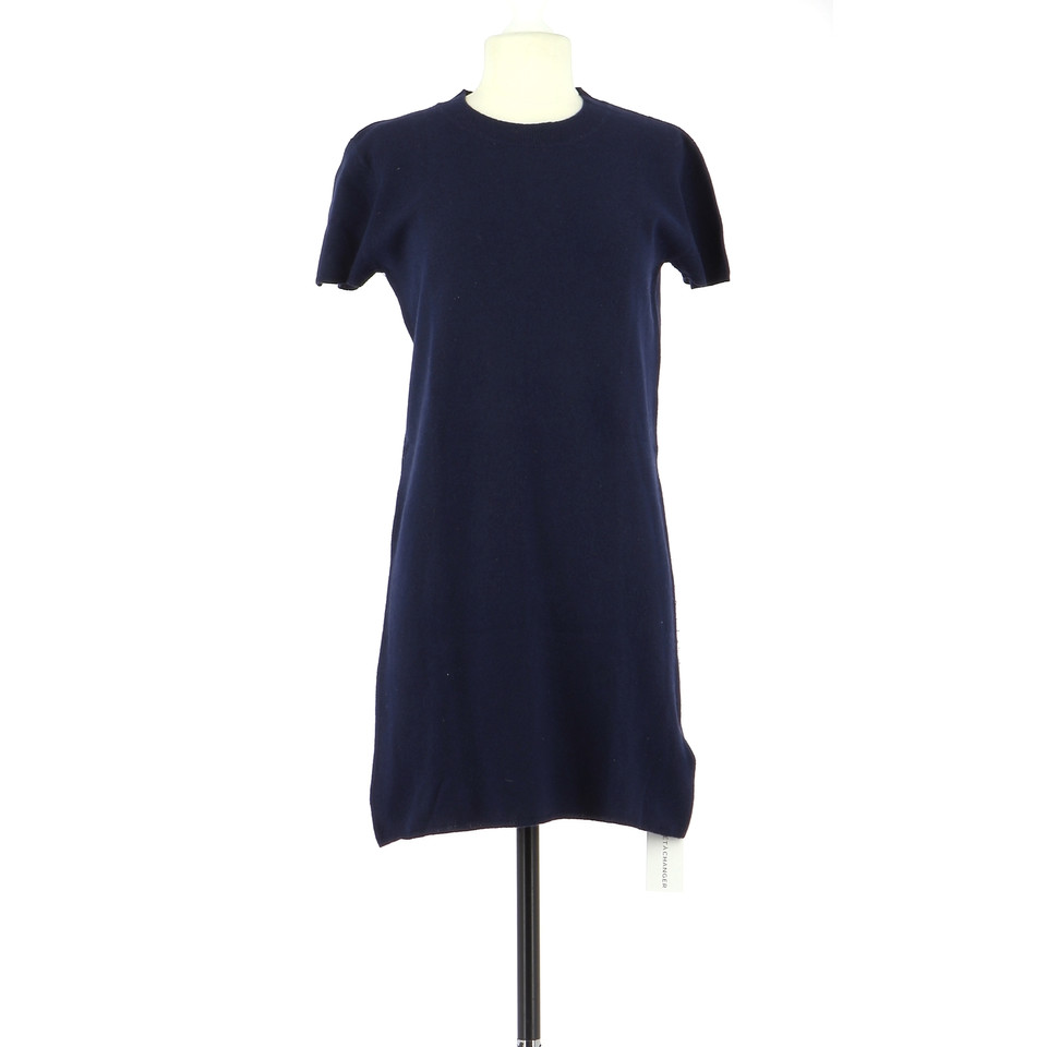 American Vintage Kleid aus Wolle in Blau