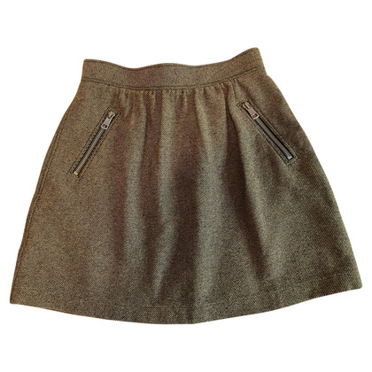 Burberry Skirt Cotton in Gold
