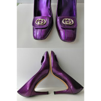 Gucci Pumps/Peeptoes Leather in Violet