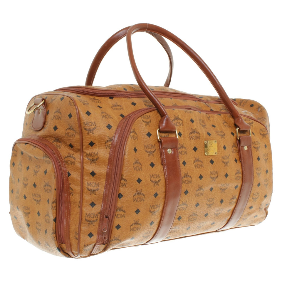 Mcm Sac de voyage avec motif Visetos