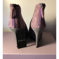 Furla Ankle boots Suede in Grey