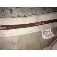 Max Mara Trousers Cotton in Beige