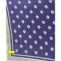 Christian Dior Schal/Tuch aus Seide in Blau