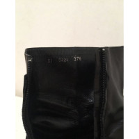 Christian Dior Stiefeletten aus Leder in Schwarz