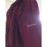 Burberry Jacke/Mantel in Rot