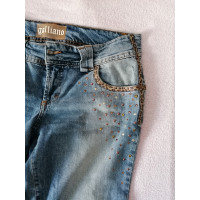 John Galliano Jeans in Cotone in Blu