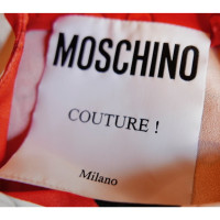 Moschino Top en Coton en Rouge