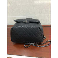 Chanel Rucksack aus Leder in Schwarz