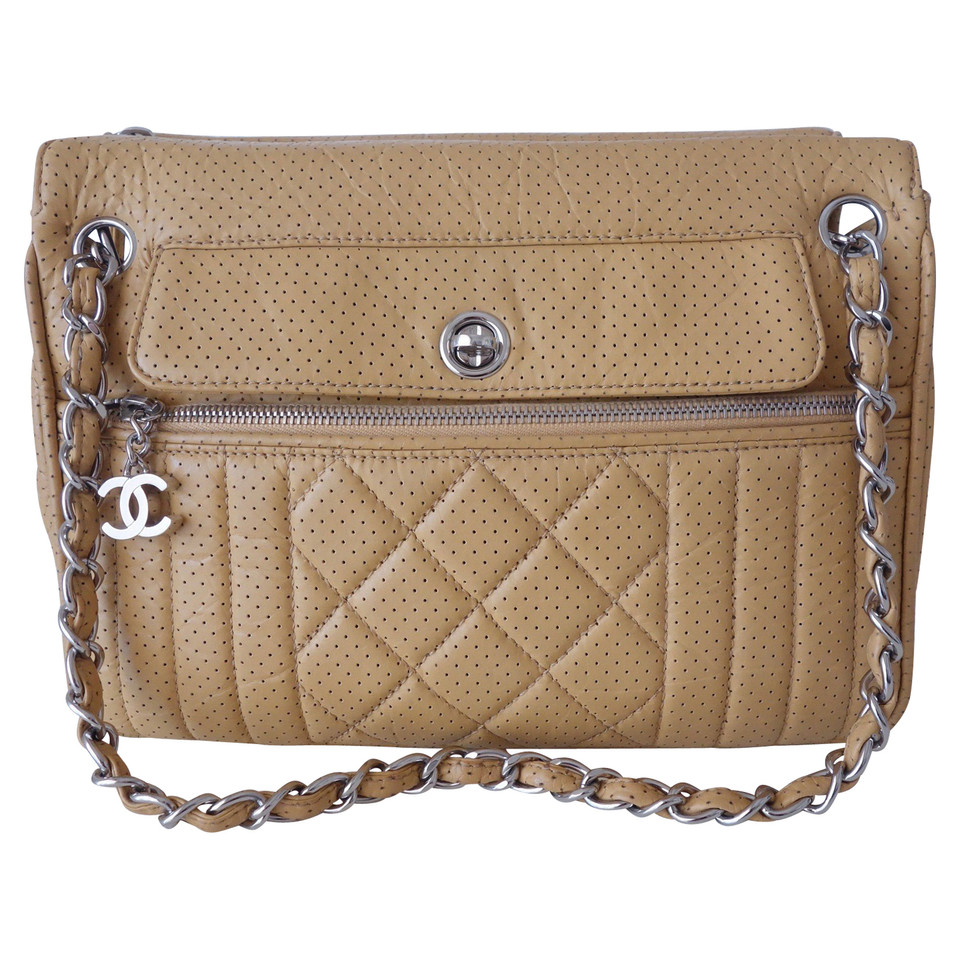 Chanel Handbag Leather in Beige