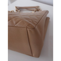 Chanel Grand  Shopping Tote in Pelle in Beige