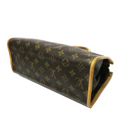 Louis Vuitton Popincourt in Tela in Marrone