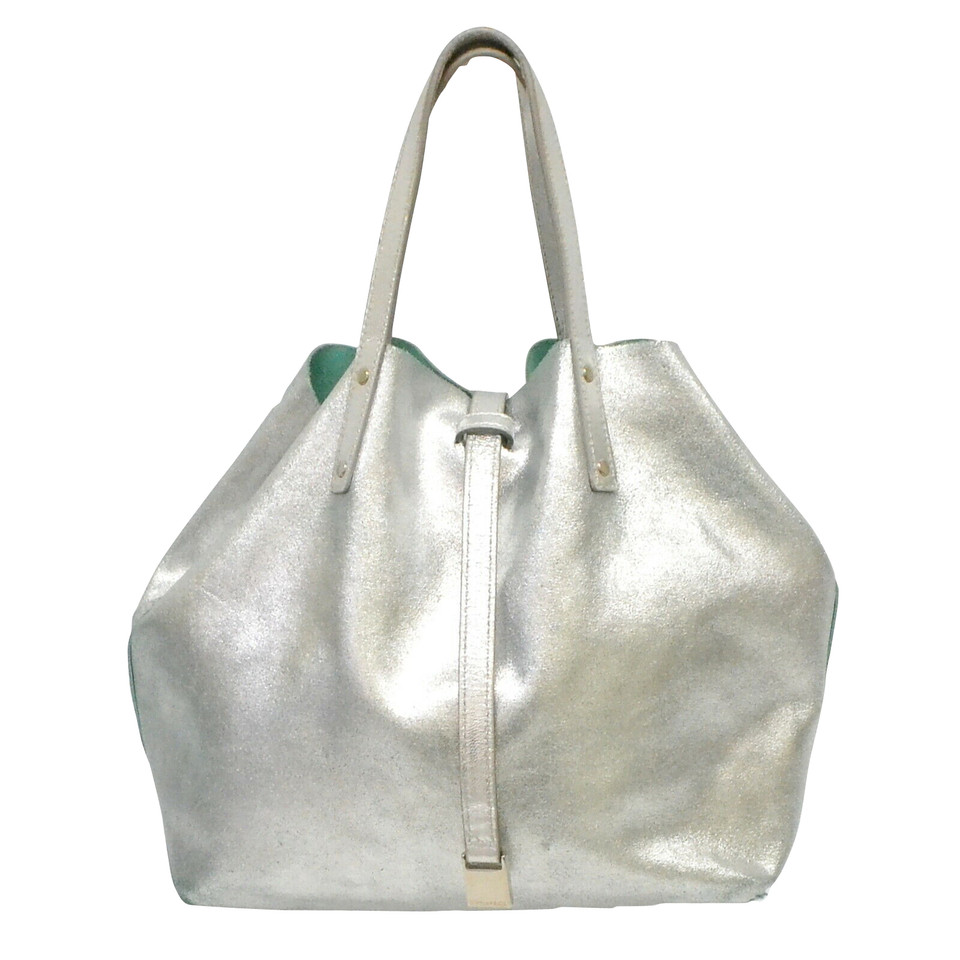 Tiffany & Co. Handbag Leather in Silvery