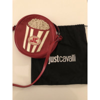 Just Cavalli Umhängetasche aus Leder in Rot
