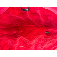 Chanel Handbag Cotton in Red