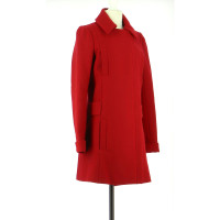 Comptoir Des Cotonniers Jacket/Coat Wool in Red