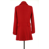 Comptoir Des Cotonniers Jacket/Coat Wool in Red