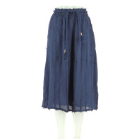 Antik Batik Skirt Cotton in Blue
