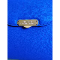 Gianni Versace Schoudertas Leer in Blauw