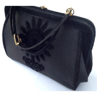 Roberta Di Camerino Handbag Cotton in Black