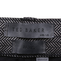 Ted Baker Pantalon avec motif à chevrons
