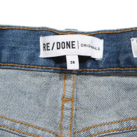 Re/Done Jeans in Cotone in Blu