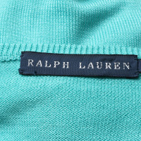 Ralph Lauren Maglione di cotone lavorato a maglia in turchese