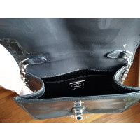 Tod's Shoulder bag Patent leather in Grey