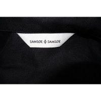 Samsøe & Samsøe Oberteil aus Baumwolle in Schwarz