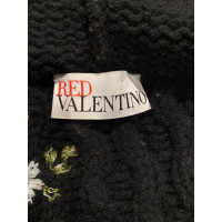 Red Valentino Jacke/Mantel aus Wolle in Schwarz