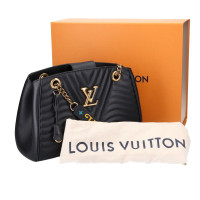 Louis Vuitton New Wave Chain Tote en Cuir en Noir