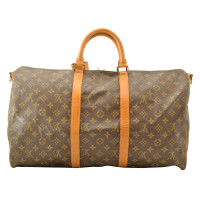 Louis Vuitton Keepall 50 Canvas in Bruin