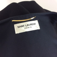 Saint Laurent Robe en Laine en Noir