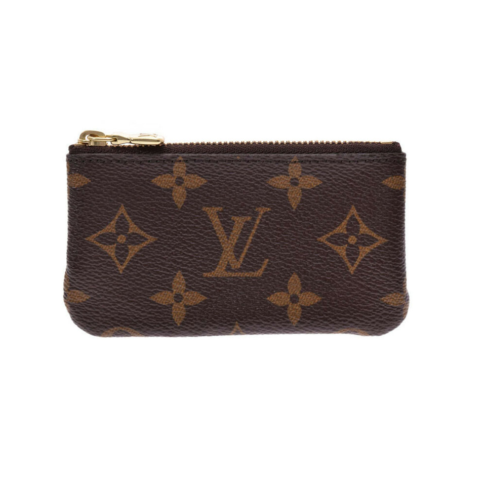 Louis Vuitton Täschchen/Portemonnaie aus Leder in Braun