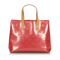 Louis Vuitton Handbag Leather in Red