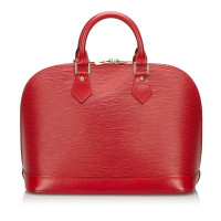 Louis Vuitton Alma PM32 Leer in Rood