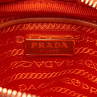 Prada Shoulder bag Cotton in Orange