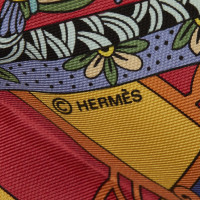 Hermès Carré 90x90 in Seta in Blu