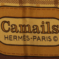 Hermès Carré 90x90 in Seta in Marrone