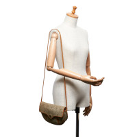 Christian Dior Umhängetasche aus Canvas in Beige