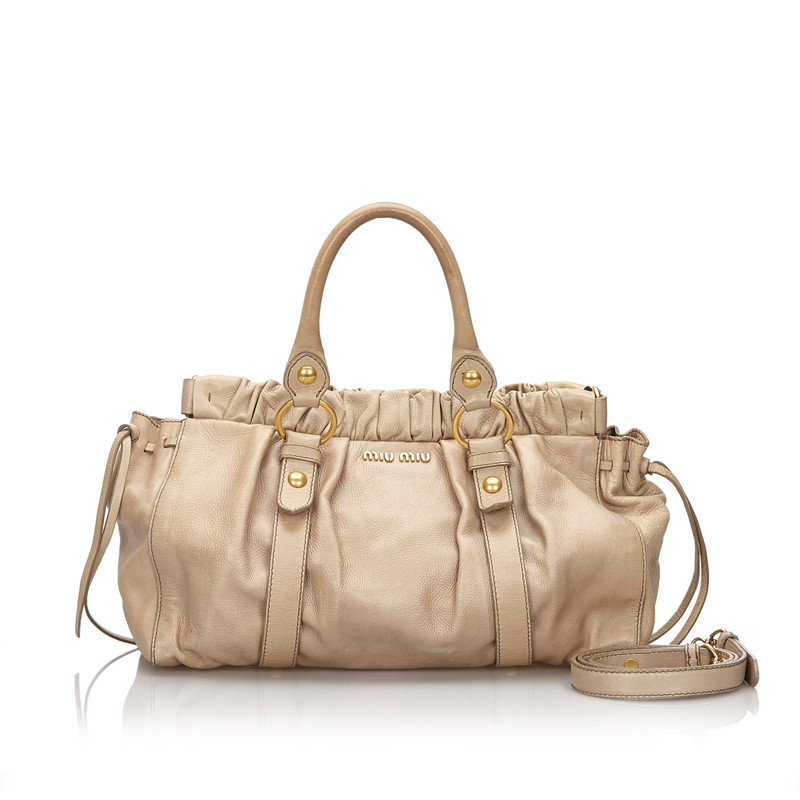 miu miu beige bag