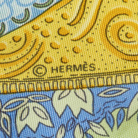 Hermès Carré 90x90 aus Seide in Grün