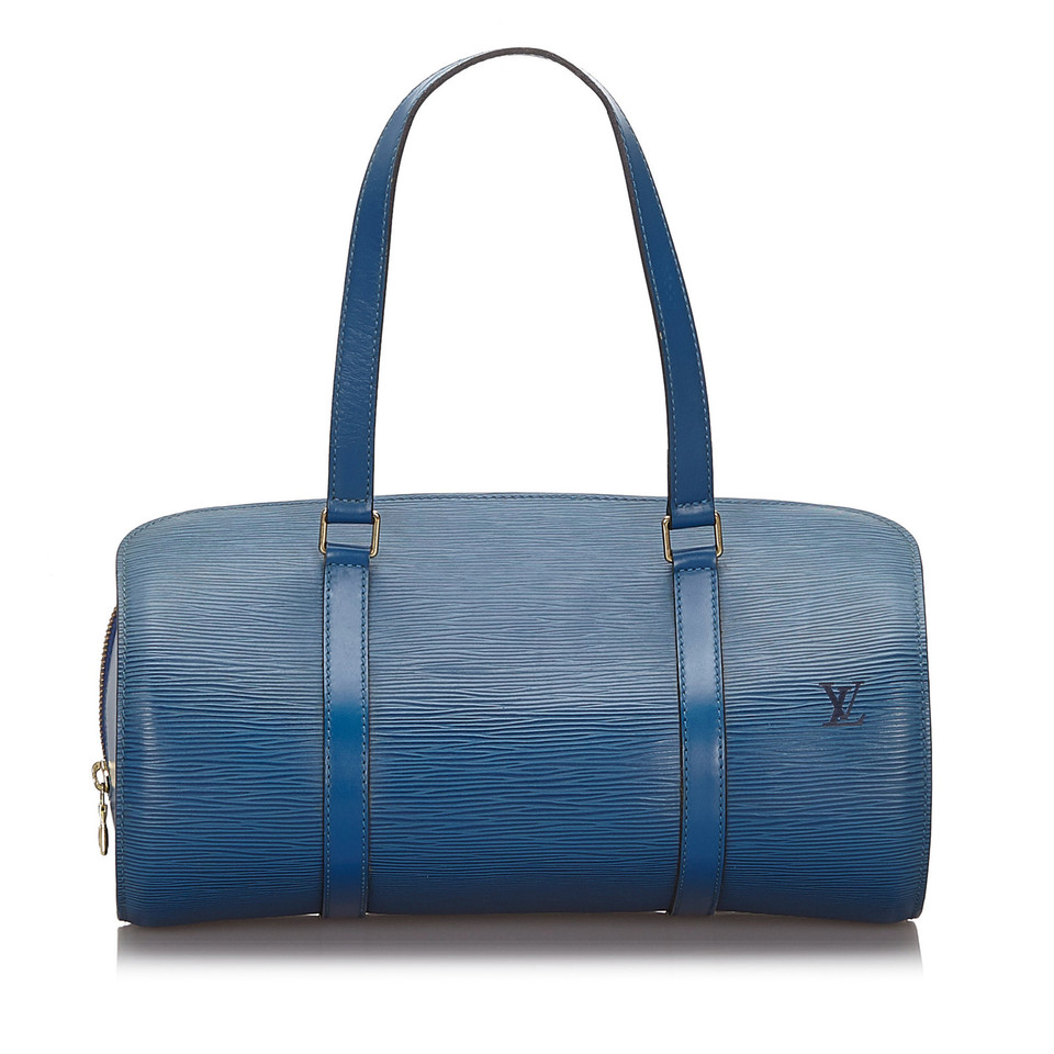 Louis Vuitton Soufflot in Pelle in Blu