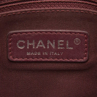 Chanel Schoudertas Leer in Rood