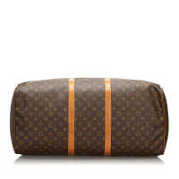 Louis Vuitton Keepall 60 aus Canvas in Braun