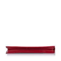 Yves Saint Laurent Clutch en Cuir en Rouge
